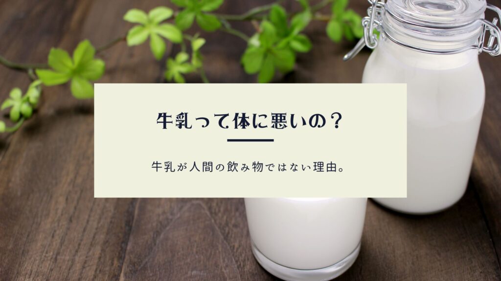 牛乳　乳製品　不健康　体に悪い　膿